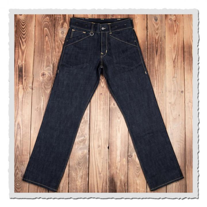 1936 chopper Pant indigo 16 Oz "Pike Bros"