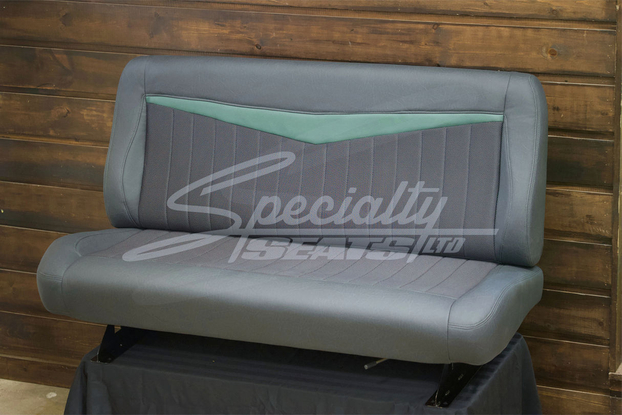 Touring bench seat upgrade for classic truck. Custom made in Canada by Specialty Seats Ltd.