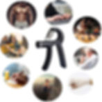 Miniatura: Adjustable Fitness Hand Arm Hand Grip Exercise