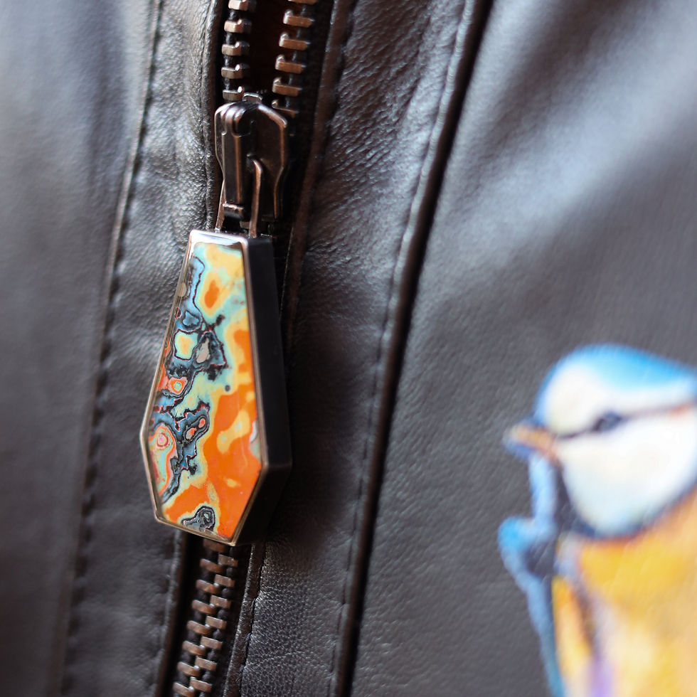 Thumbnail: Jacket ForRest by Nina Artistique x handmade sterling silver zipper x NFC chip 