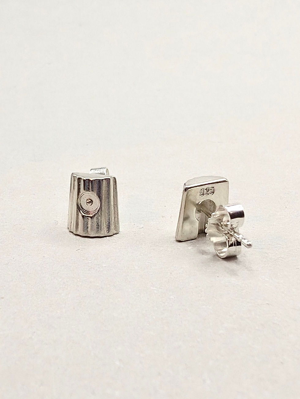 Thumbnail: Dirty Jewels Berlin x SHINYGEE New York Fat Cap 925 Silver Stud Earrings