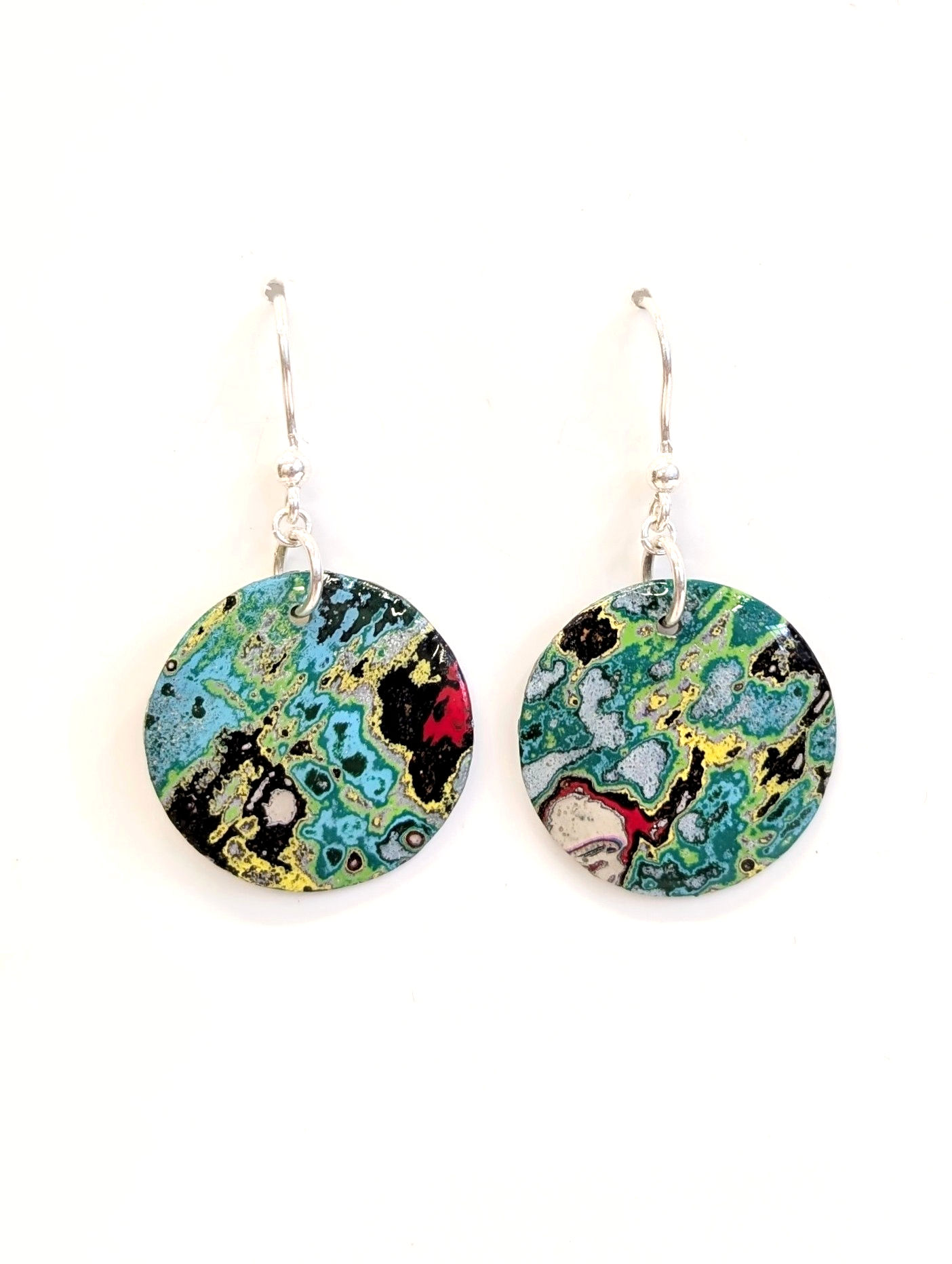 Graffiti Spray Paint Ohrringe / Gold oder Silber Ohrhaken  