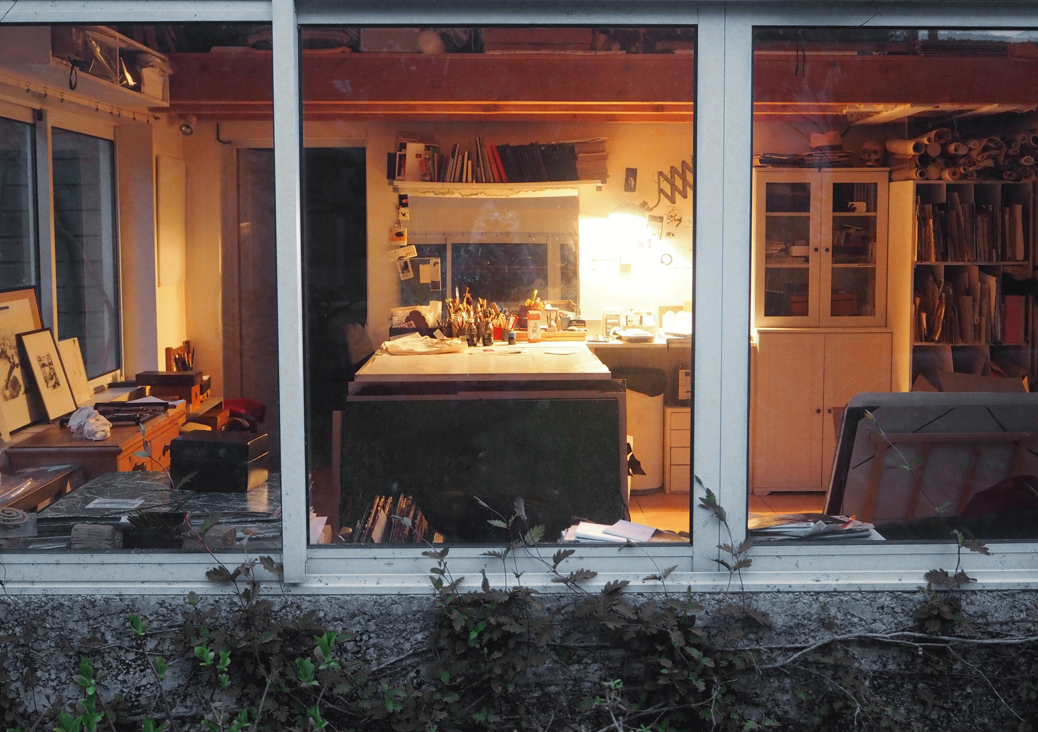 Laurence Briat | workshop | exterior view | artist workshop |