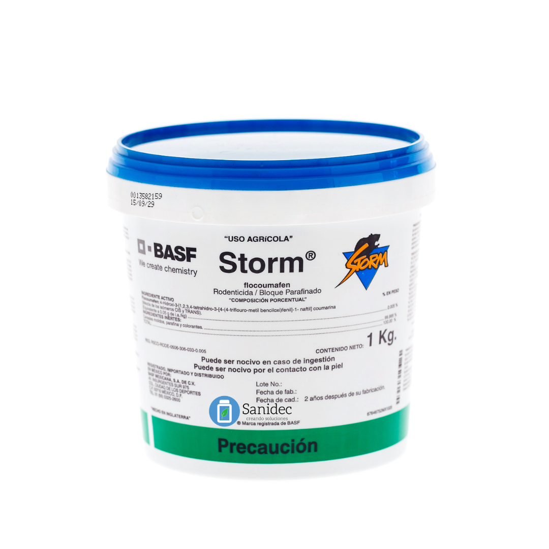 Storm Secure, Rodenticida Storm, Flocoumafen .005%