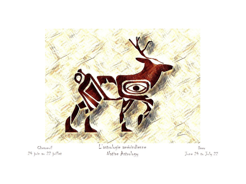 Chevreuil - Animal totem de naissance amérindien | Lazuli Kanata