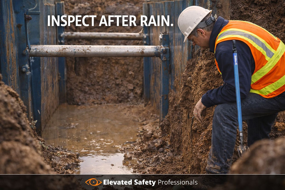 Why Rain Makes Trenches One of the Most Dangerous Areas on a Construction Site