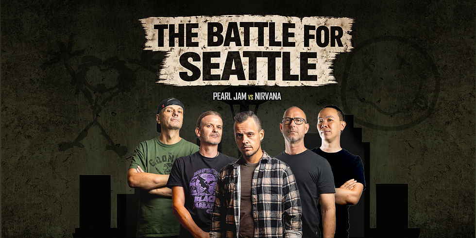 The Battle for Seattle featuring the Nirvana & Pearl Jam collection