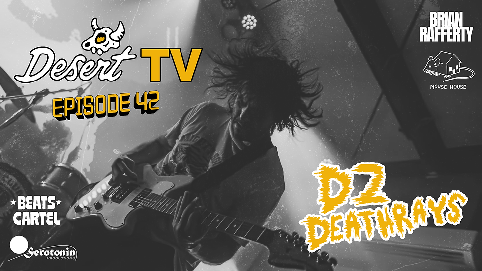 DZ DEATHRAYS Live on DesertTV