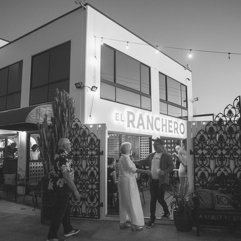 Outdoor cocktail garden, El Ranchero, Burleigh Heads, Festoon lighting