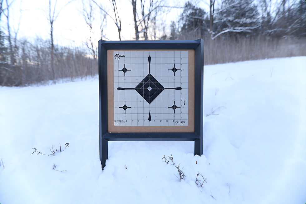 Thumbnail: 12" EZ Aim® Adhesive Thermal Sight-In Grid Target