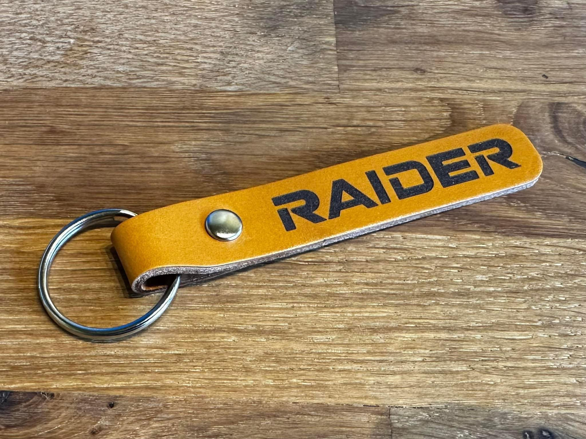 Dodge Raider Leather Key Ring