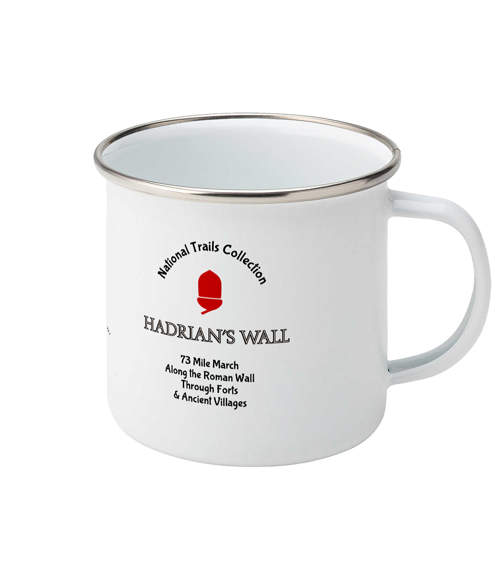 Thumbnail: Hadrian's Wall Path Enamel Mug (Map)