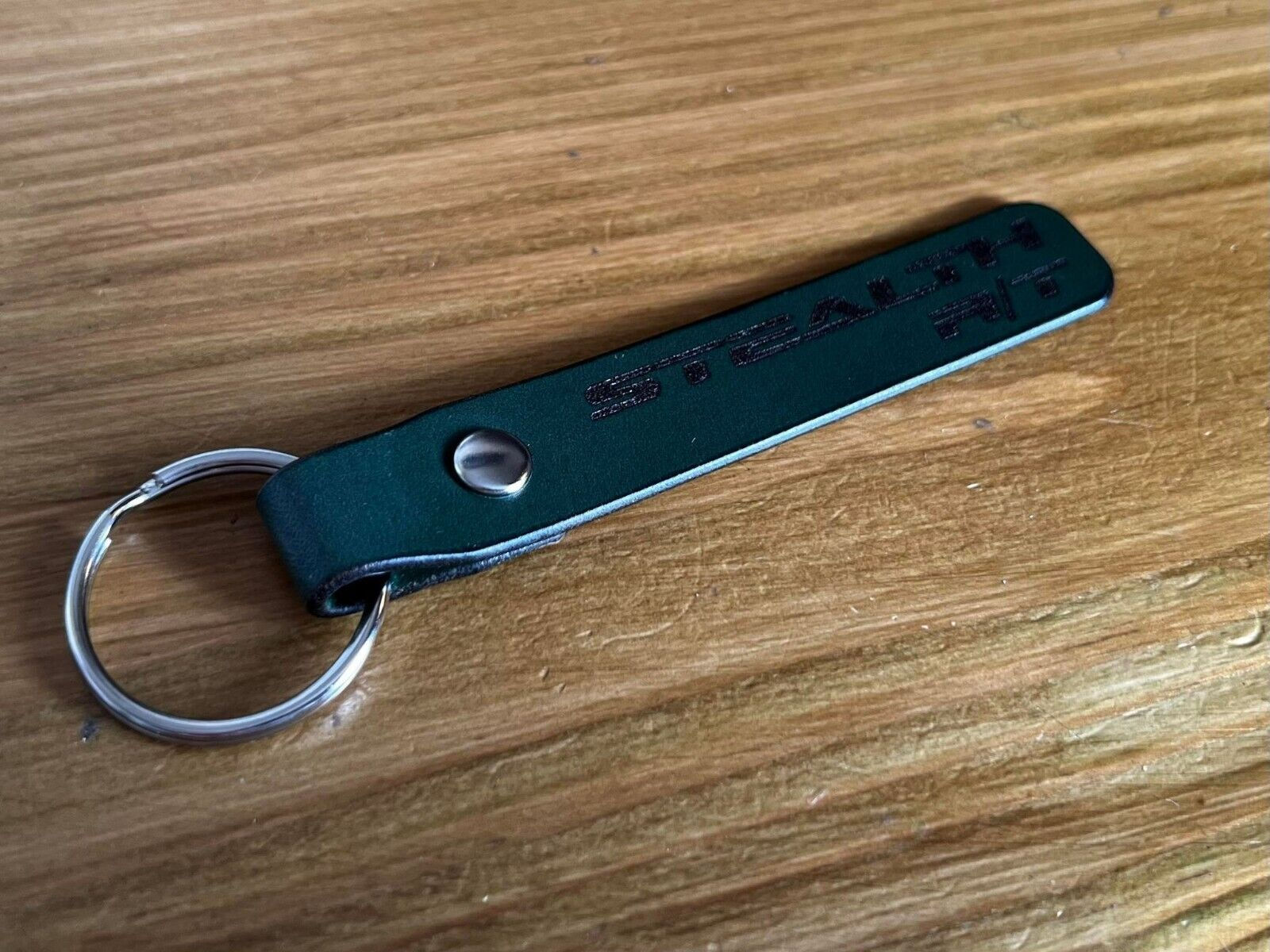 Stealth R/T Dodge Leather Key Ring