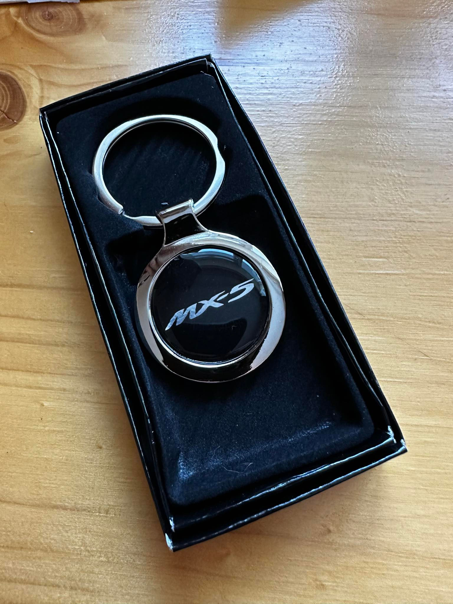 MX-5 Badge Chrome Key Ring