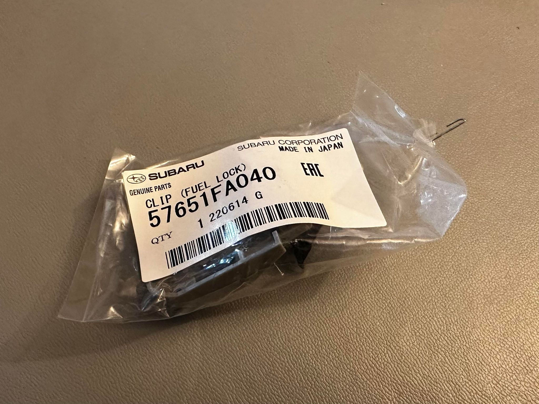 Genuine Subaru Fuel Door Clip.