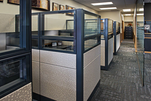 office glass cubicle
