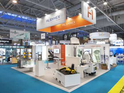 Arc et Typ était en charge de la réalisation du stand Alcen sur le salon WNE