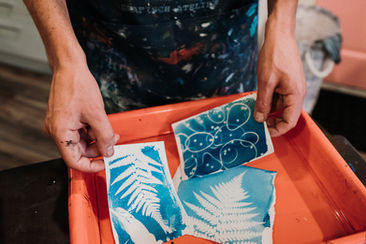 cyanotype, cyanotypie, blauwdruk 