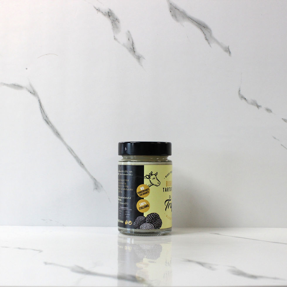 Miniatura: BLACK VELVET - Burro con tartufo nero 180 g