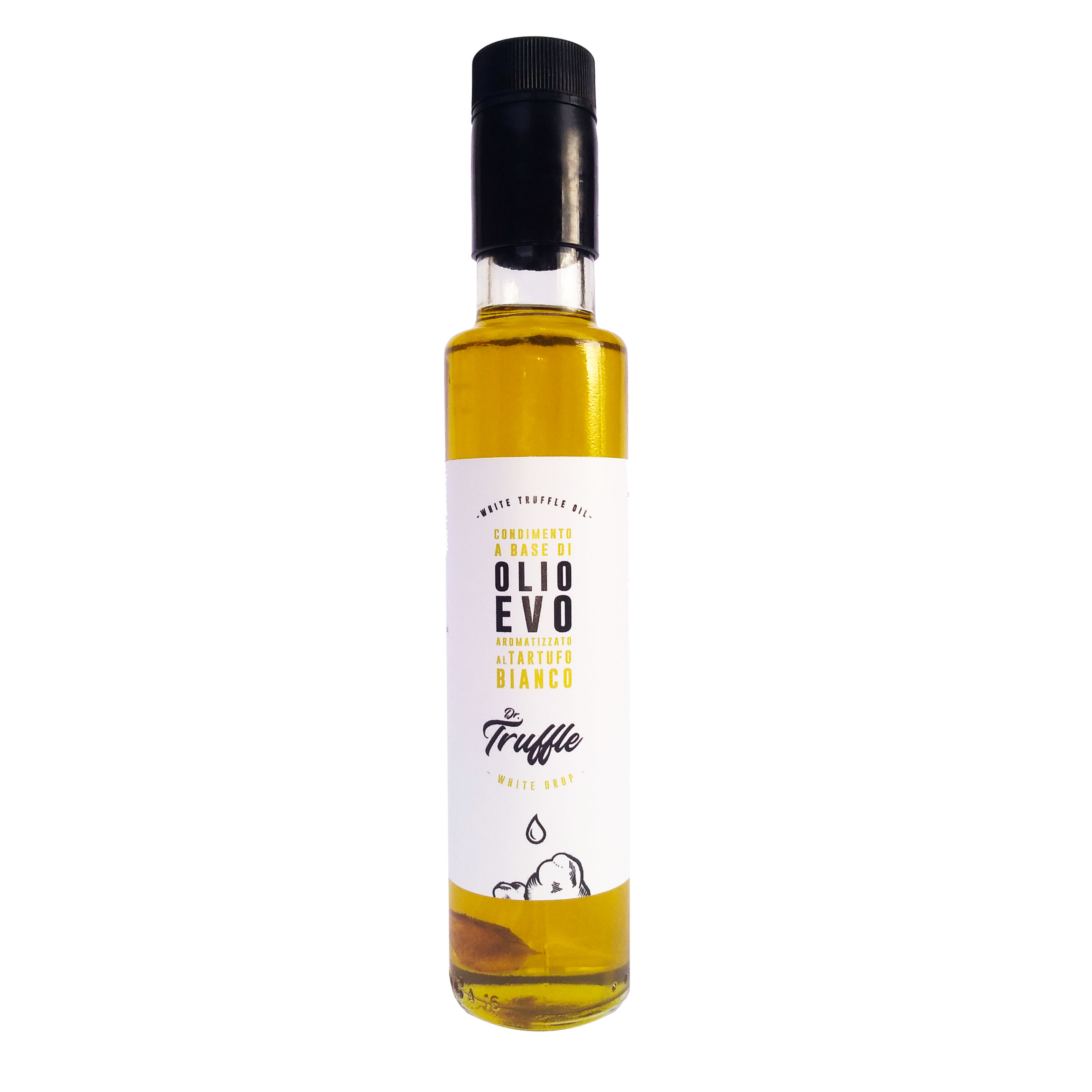 WHITE DROP - Olio Extra Vergine d'oliva al tartufo bianco 250ml