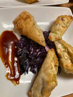 Crab Stuffed Egg Rolls