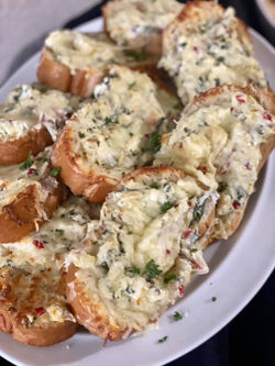 Spinach & Artichoke Tartines