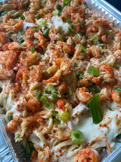 creamy crawfish linguine