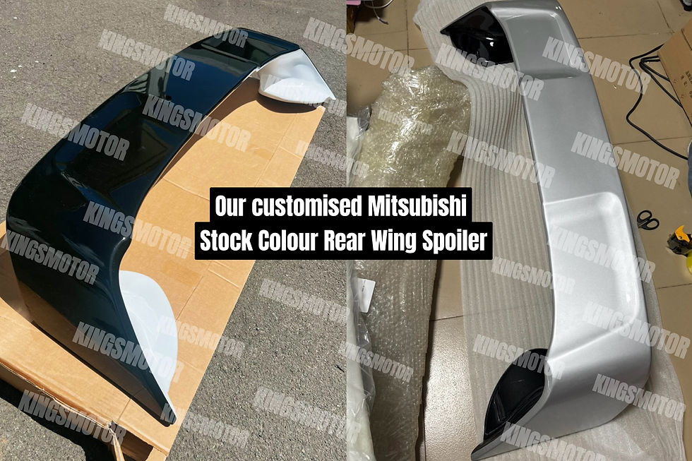 Thumbnail: Mitsubishi 2009-2016 EVO/Galant Factory Customised Premium Rear Wing Spoiler - Ships to NZ, AUS, US, CA, global shipping