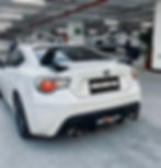 2012–2020 Toyota 86 / Subaru BRZ Rare Rally Edition Rear Wing Spoiler in Glossy Black – Aftermarket-style, stylish spoiler