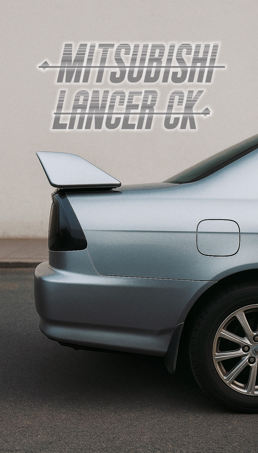 Thumbnail: Rare Mitsubishi Lancer CK (1997–2002) / Soueast V3 GT Style Silver Rear Wing Spoiler