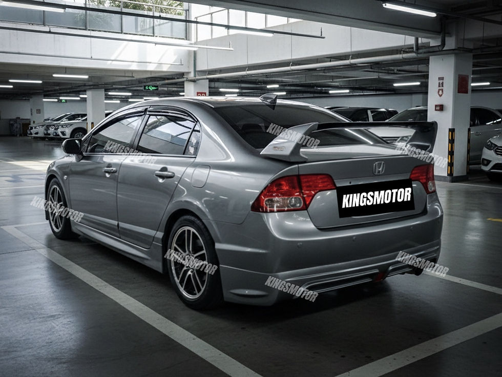 Thumbnail: Honda Civic FD2 / Acura CSX 2006–2015 Mugen RR Style Rear Wing Spoiler – Honda Grey