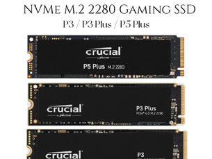 Review Crucial P3 Plus P5 Plus PCIe 4.0 NVMe Gaming SSD 500GB 1TB 2TB High Performance M.2 2280 P...