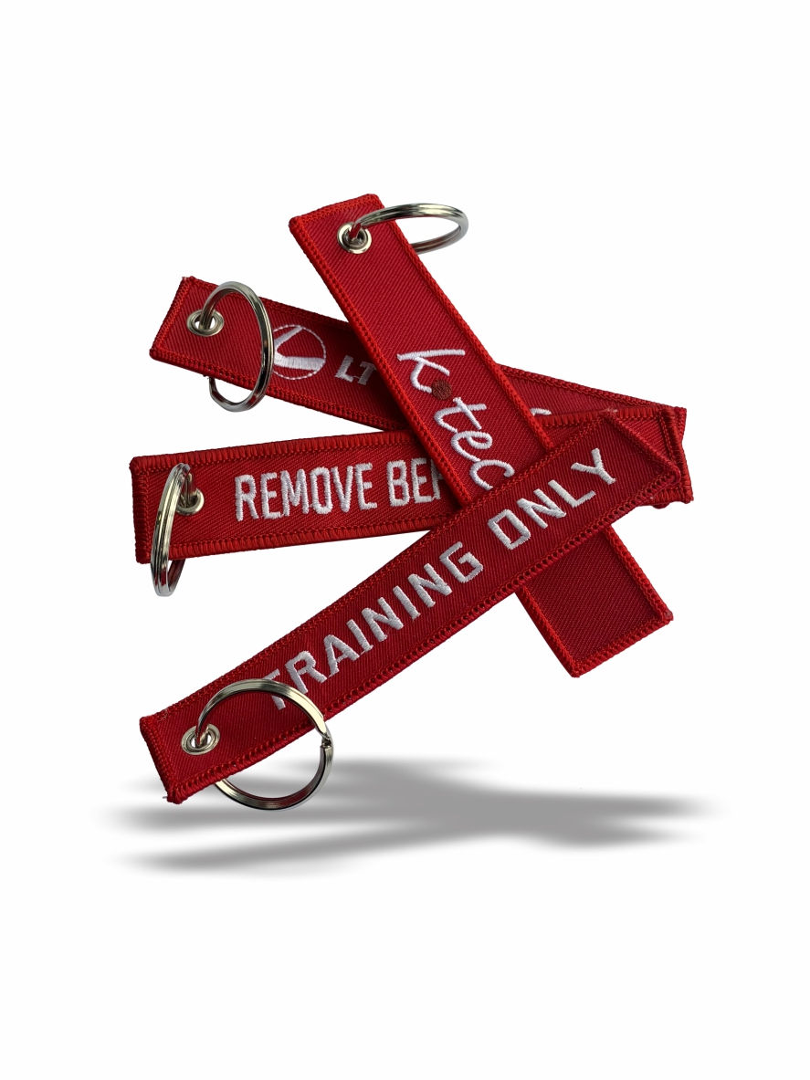 Nøkkelring Brodert/Vevet