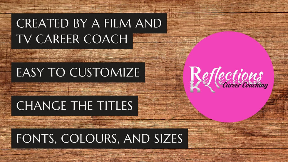 Media CV: Modern Green Credits Based CV and Matching Cover Letter