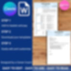 Thumbnail: Modern Blue Media CV and Matching Cover Letter Templates