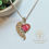 Thumbnail: Heart Wing Necklace 