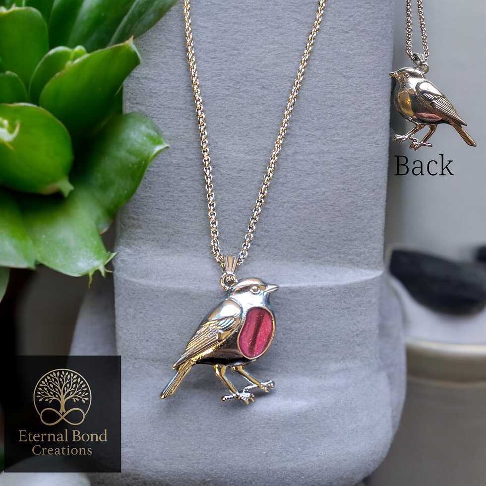 Thumbnail: Solid 3D Robin Necklace 