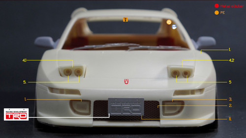 Z115 Toyota MR2 (sw20) TRD2000GT part set | zoomonmodel