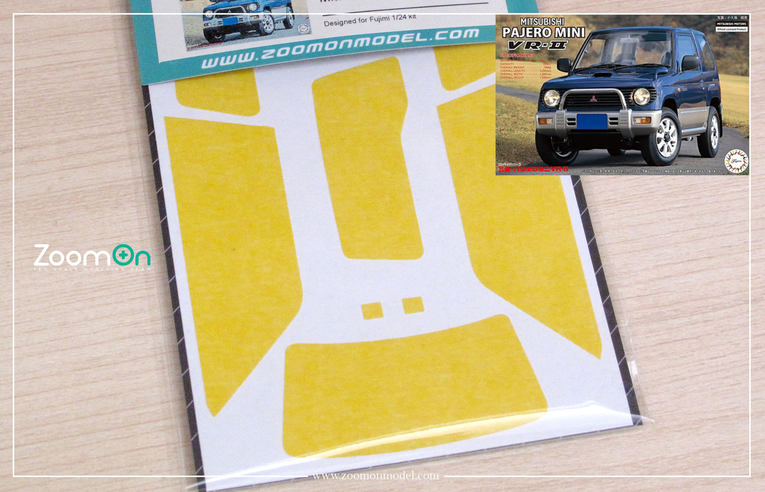 ZD271 Window painting masks -  Mitsubishi Pajero Mini VR-II ‘94