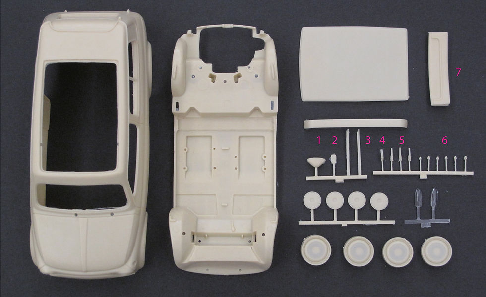 Thumbnail: Z221 Fiat 500 Giardiniera part set
