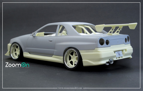 1/24 ZoomOn スカイライン r34 Z140 Nissan Skyline GT-R R34 F&F 2 part set | zoomonmodel