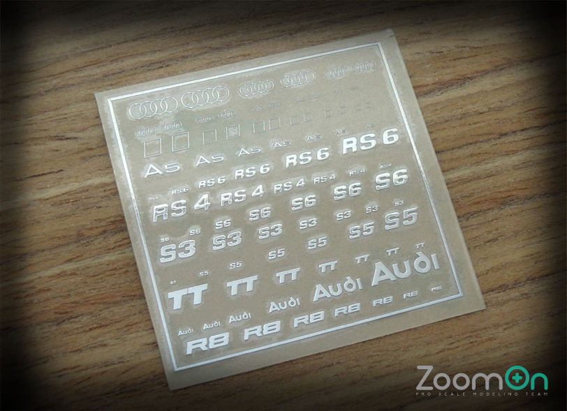 Thumbnail: ZD025 Audi logo metal sticker