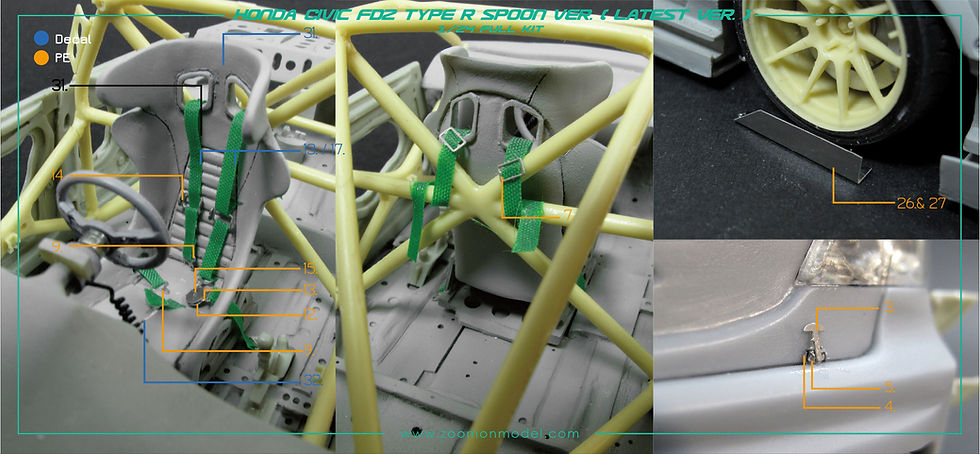 Thumbnail: Z034  Honda Civic Fd2 Spoon ver. (Latest ver.)