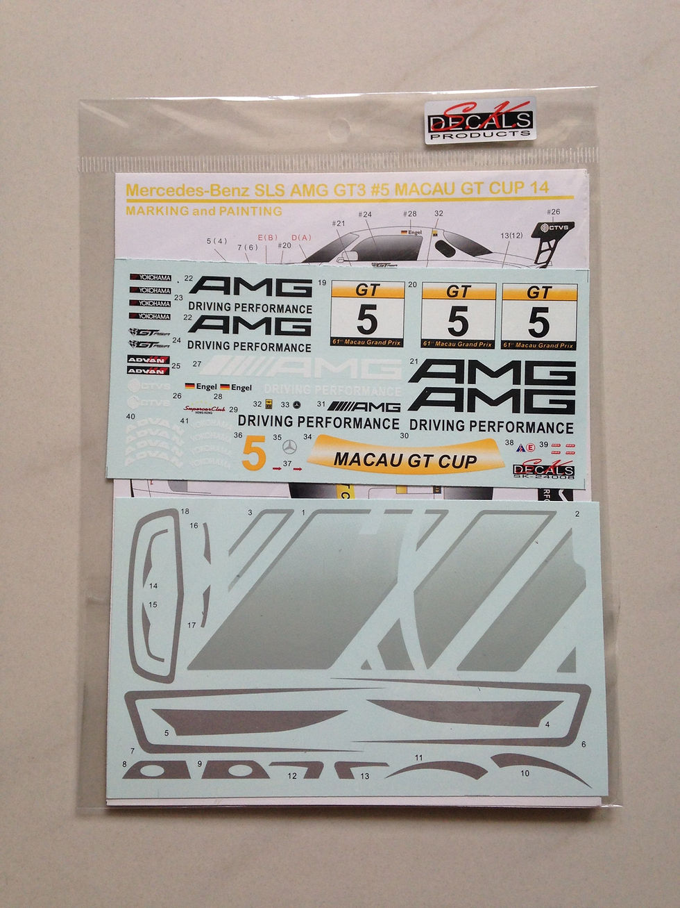 Thumbnail: SK24008 Benz SLS AMG GT3 Macau GT Cup 14 #5