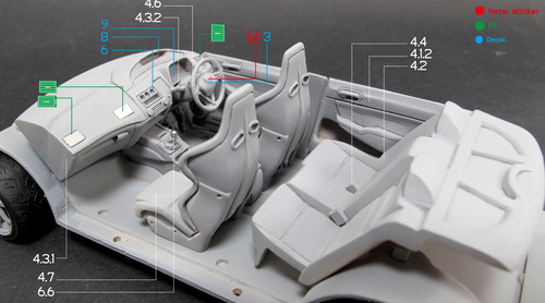 Z002 1/24 Honda Civic FD2 Mugen RR
