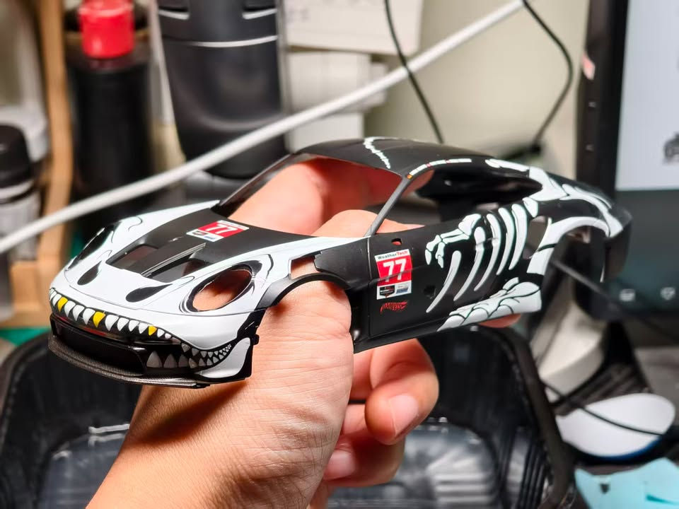Thumbnail: CS139 2025 Porsched 911 GT3 Skeletion Rexy #77 A0 Racing  decal