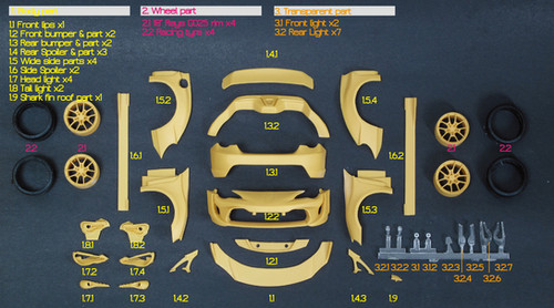 Z055 Artisan spirits BRZ / 86 wide body kit | zoomonmodel