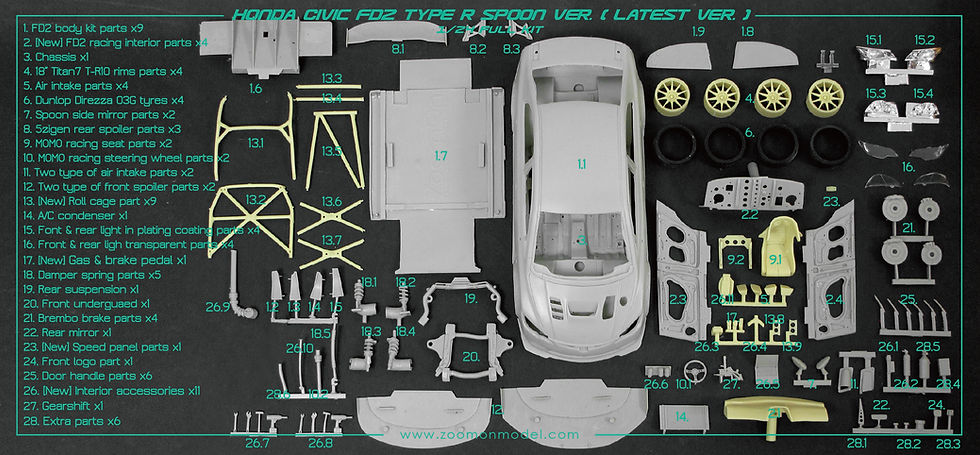 Thumbnail: Z034  Honda Civic Fd2 Spoon ver. (Latest ver.)