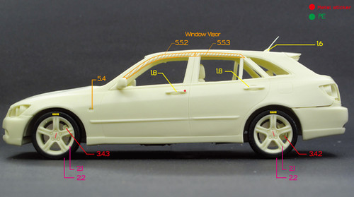 Z142 Toyota Altezza Gita | zoomonmodel