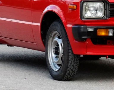 Thumbnail: ZR157 13’’ Toyota Starlet (Kp61) OEM Stainless rim set
